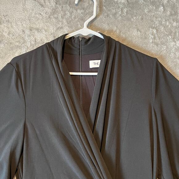 The Fold Sutri Wide Leg Jumpsuit in Black Size 8 - Picture 3 of 9